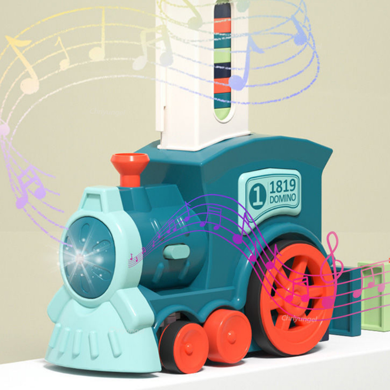 Train électrique dominos