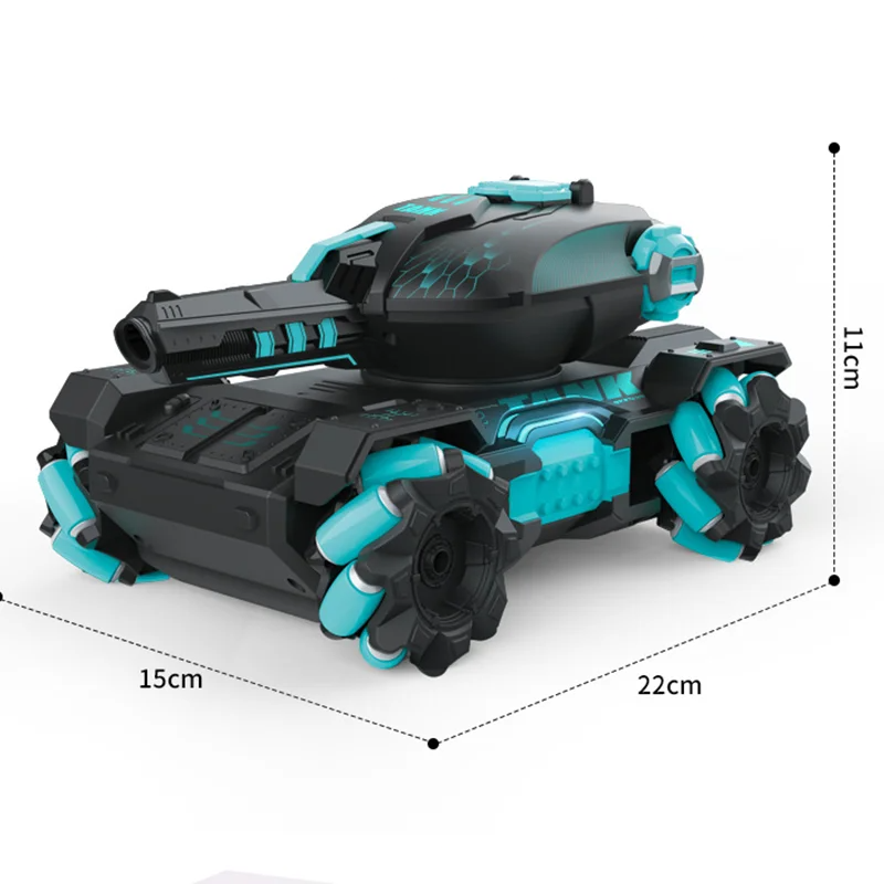 Tank télécommandé avec billes