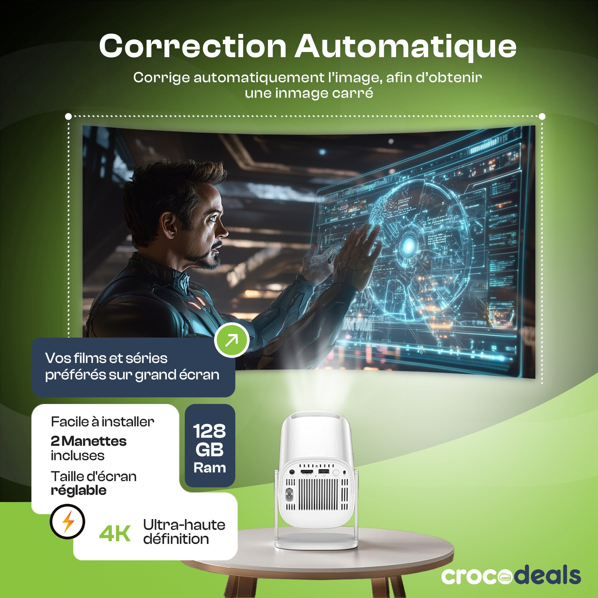 Projecteur (+10 000 Jeux vidéo Offerts)