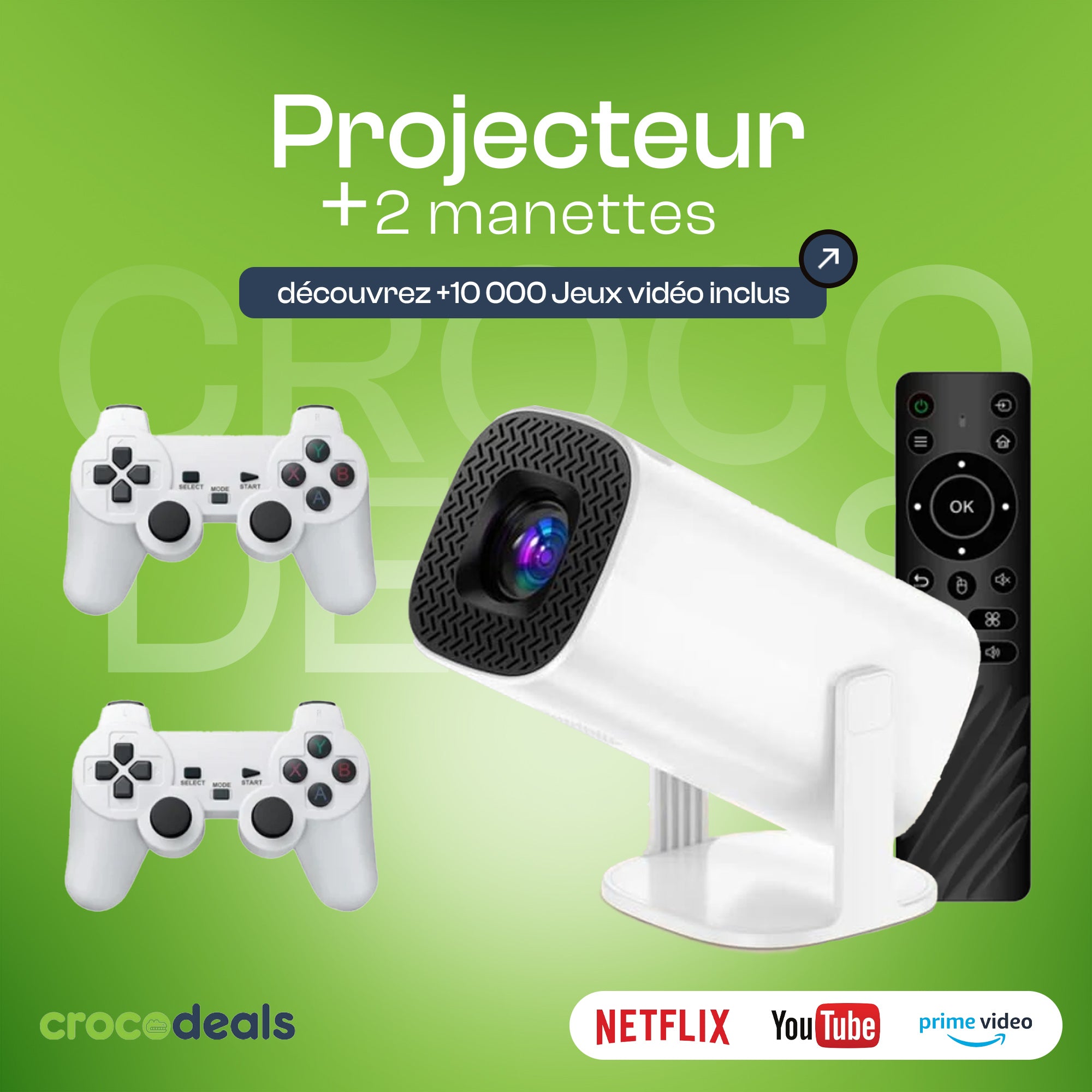 Projecteur (+10 000 Jeux vidéo Offerts)