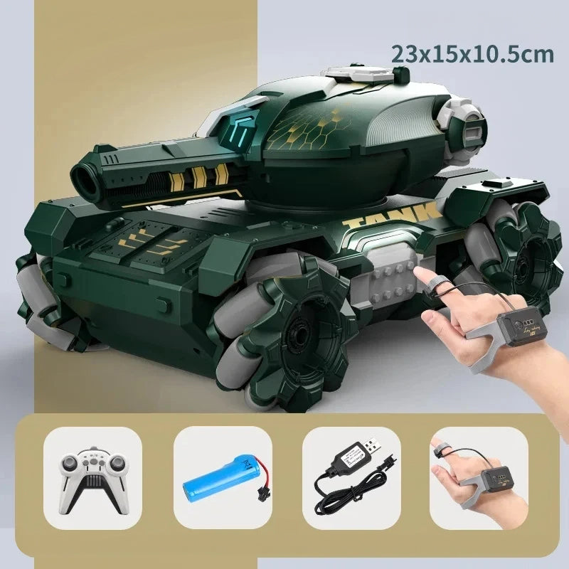 Tank télécommandé avec billes