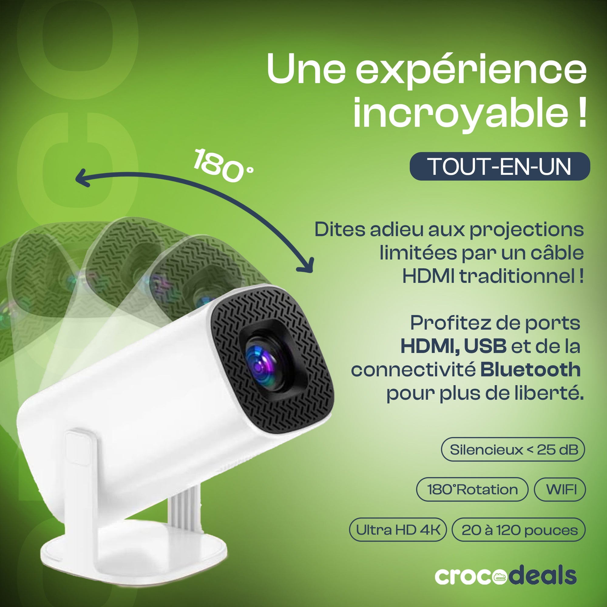 Projecteur (+10 000 Jeux vidéo Offerts)