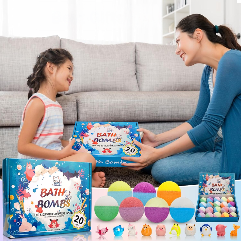Lot de 3 bombes de bain